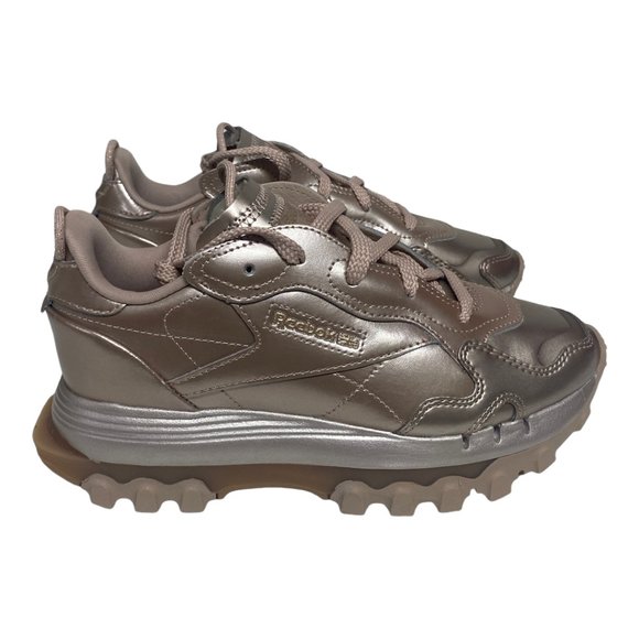 Reebok Shoes - REEBOX Women's Cardi B Classic Leather Rose Gold Sneaker Shoe Size 6.5/7/7.5/8